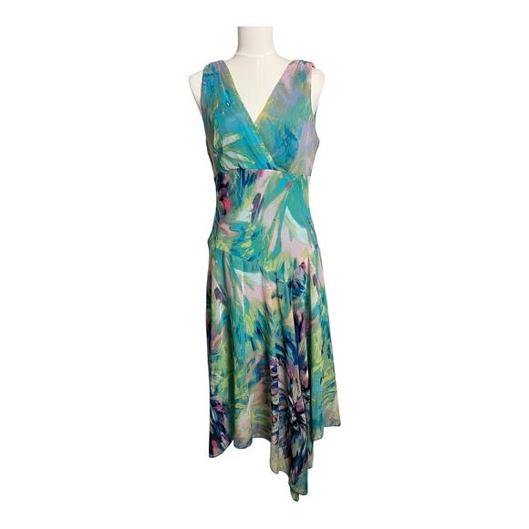 Rabbit Rabbit Rabbit Watercolor Dress Fairy Boho Floral Sunburst 10 - Picture 1 of 8